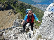 53 Il sentiero attrezzato si impenna